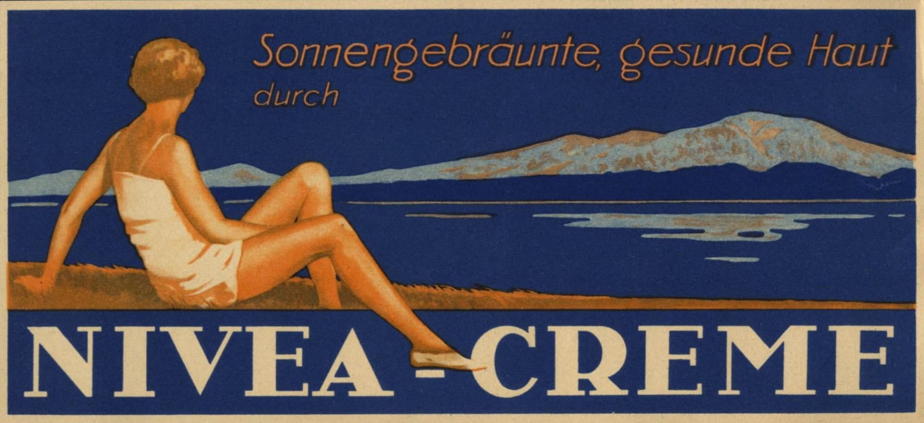 Werbeplakat NIVEA Creme 1927