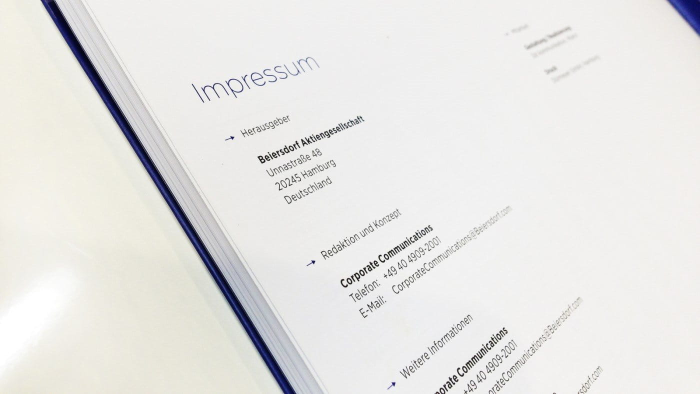 Beiersdorf Kontaktformular