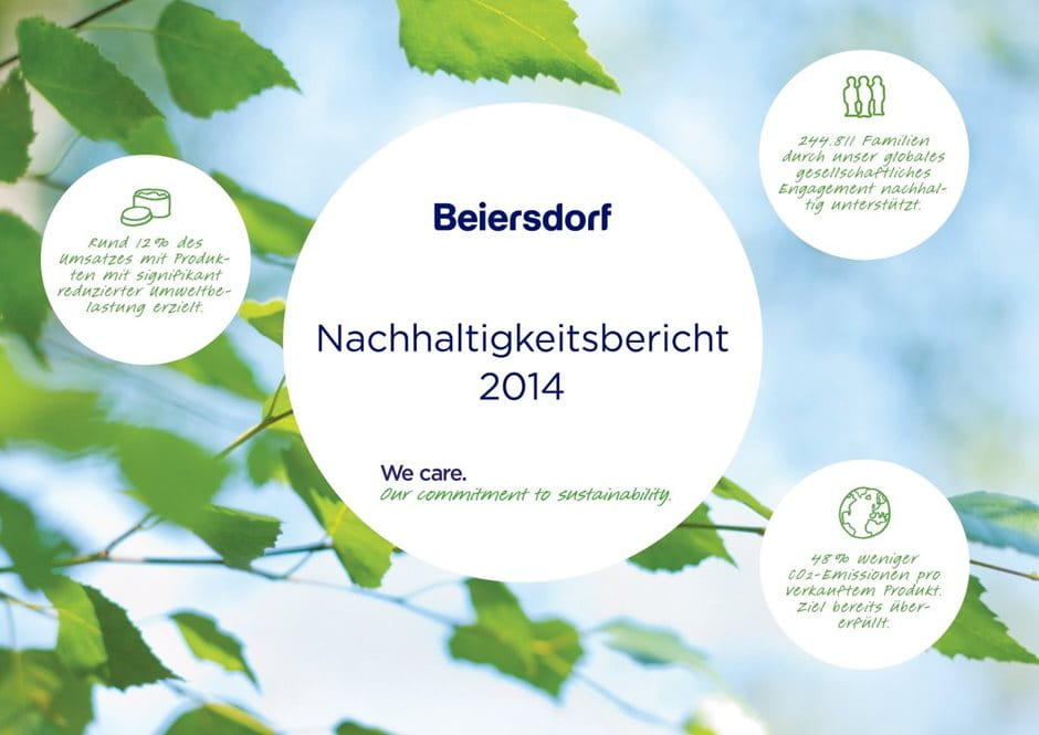 Nachhaltigkeitsbericht 2014: Erstes Ziel für 2020 bereits erreicht ...