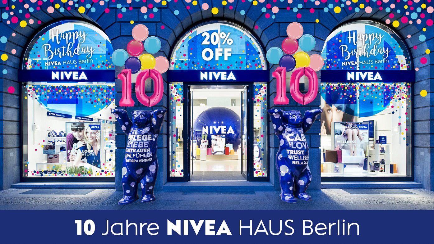 Das Nivea Haus Berlin Feiert Seinen 10 Geburtstag Beirsdorf
