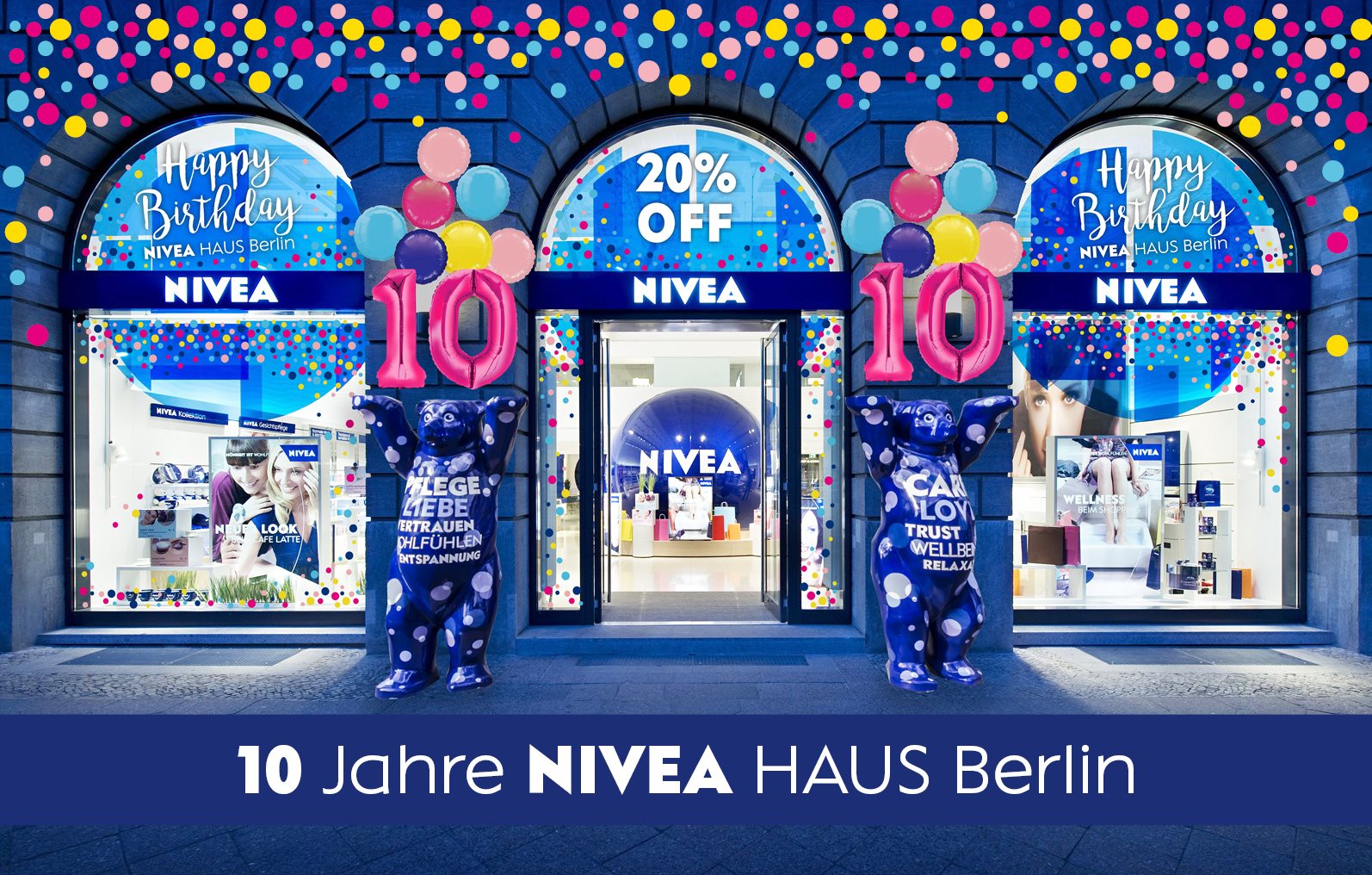 Das Nivea Haus Berlin Feiert Seinen 10 Geburtstag Beirsdorf